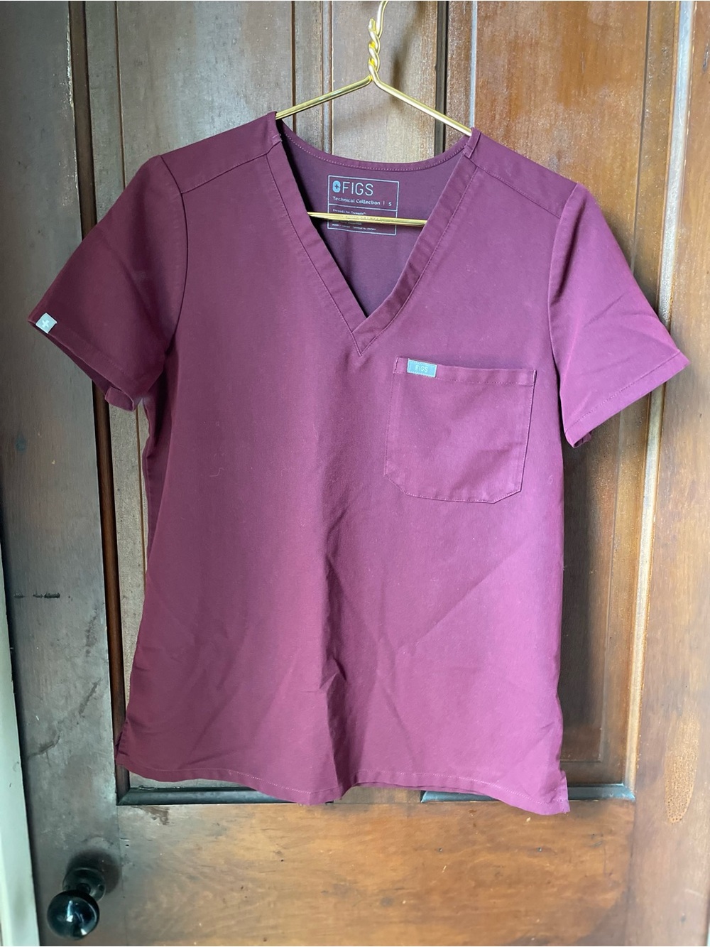 Figs women's small short sleeve scrub top